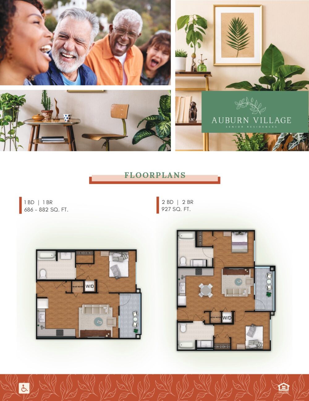 Auburn Village Housing Floor Plan